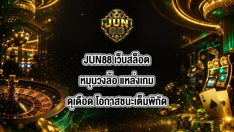 JUN88 เว็บสล็อตหมุนวงล้อ