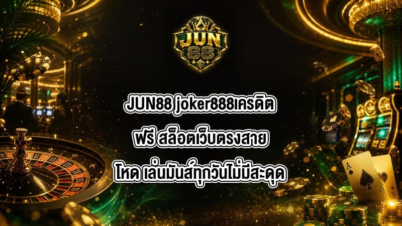 JUN88 joker888เครดิตฟรี